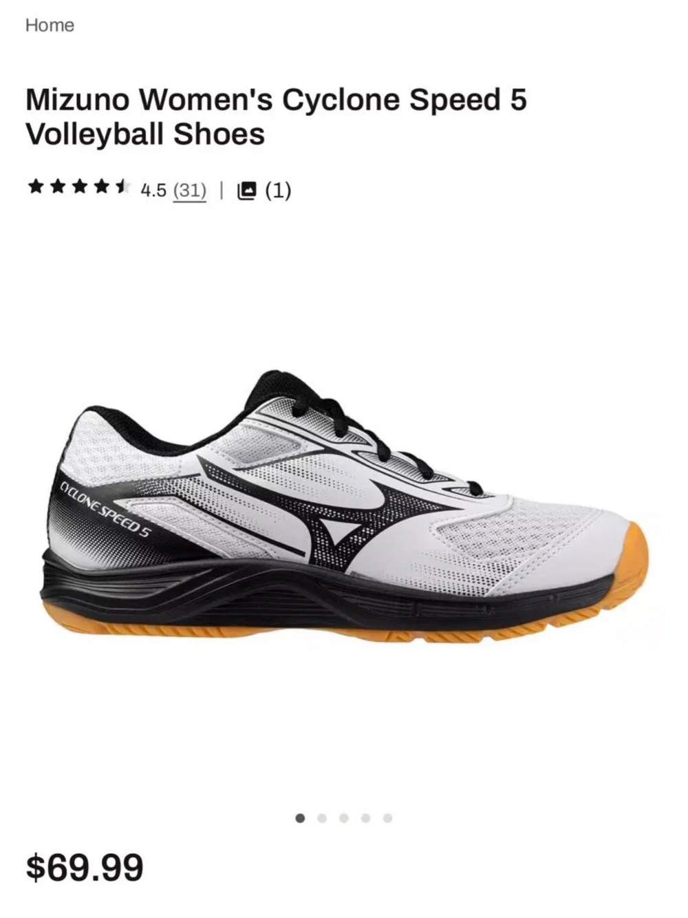 Mizuno Cyclone Speed 5